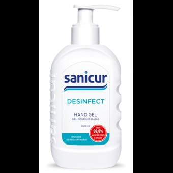 DESINFECTIE GEL 300ML 70% ALCOHOL SANICUR